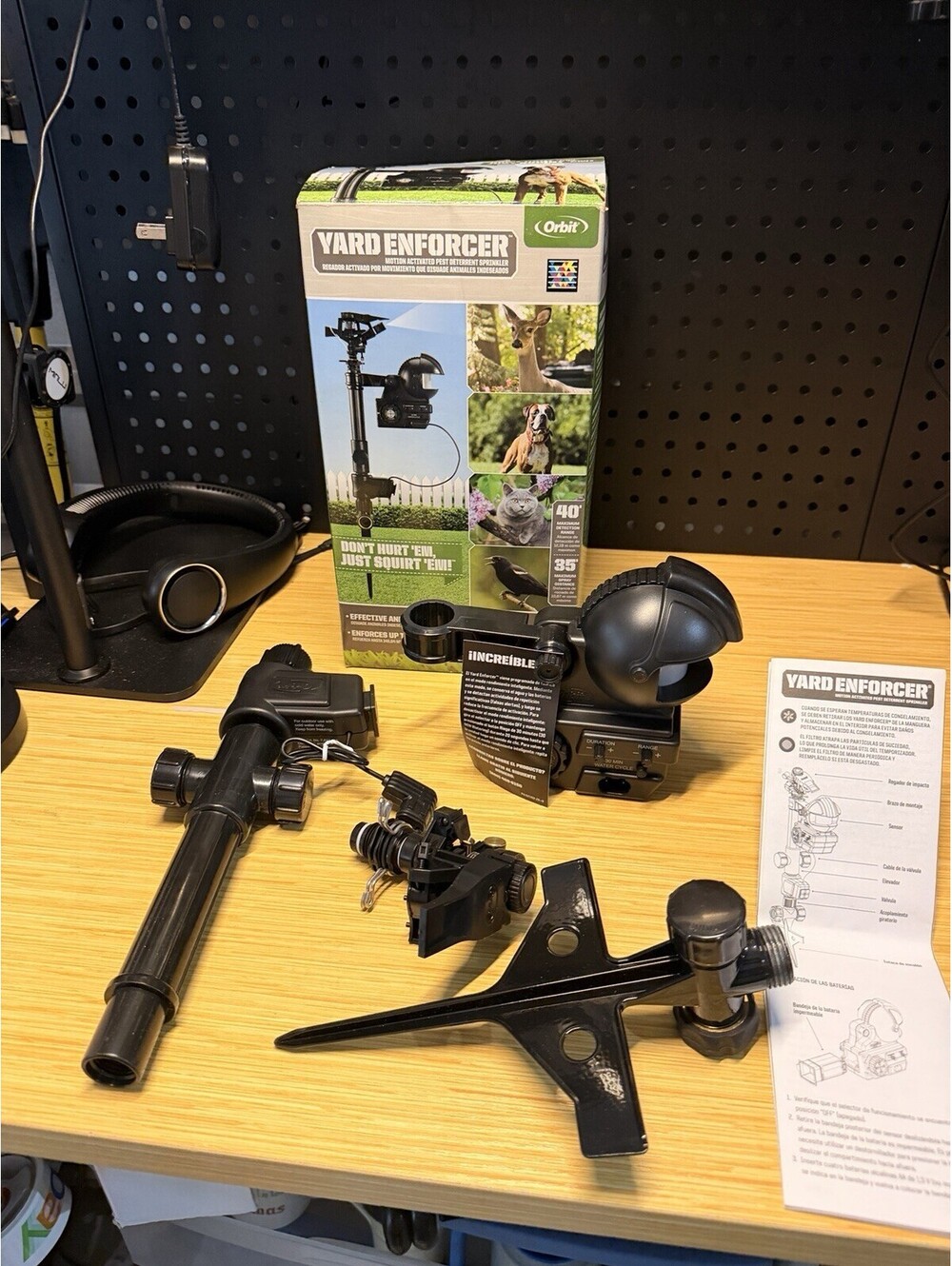 Orbit yard enforcer motion-activated sprinkler